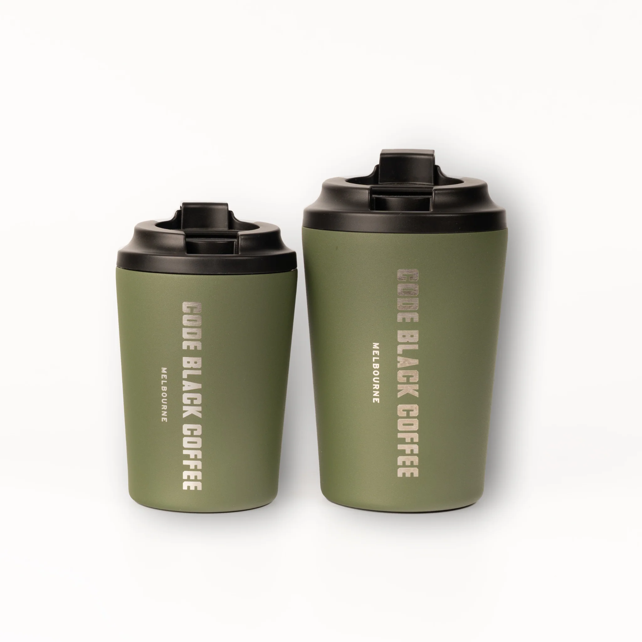 Code Black Coffee Melbourne - Fressko Reusable Cup (Khaki)